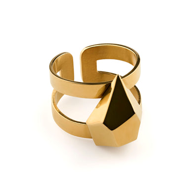 Juno Golden Statement - ring
